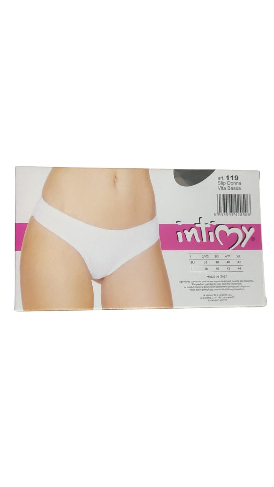 Slip Intimy Donna Vita Bassa 119