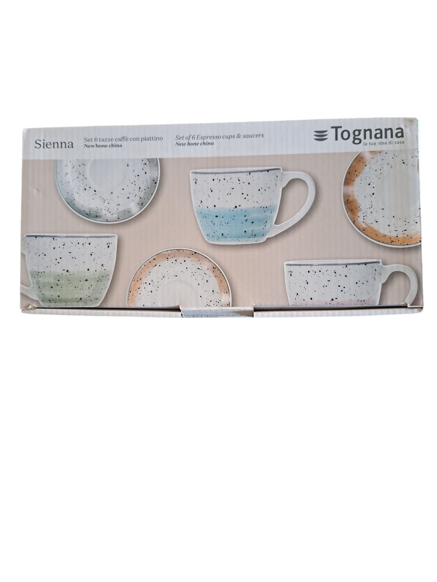 Tognana set tazzine caffè Sienna