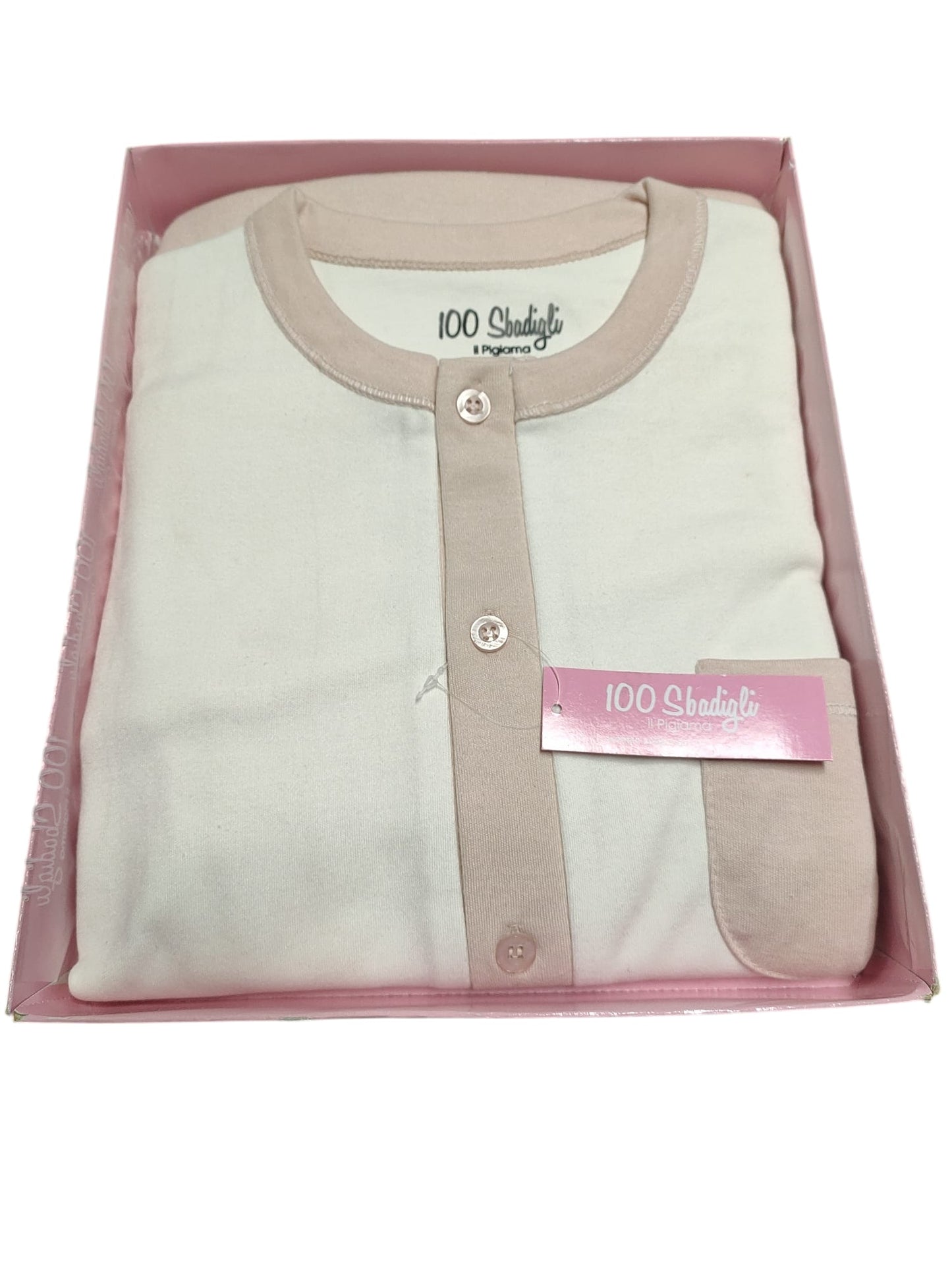 Pigiama Donna 100 Sbadigli (Normal Aperto) in Caldo Cotone