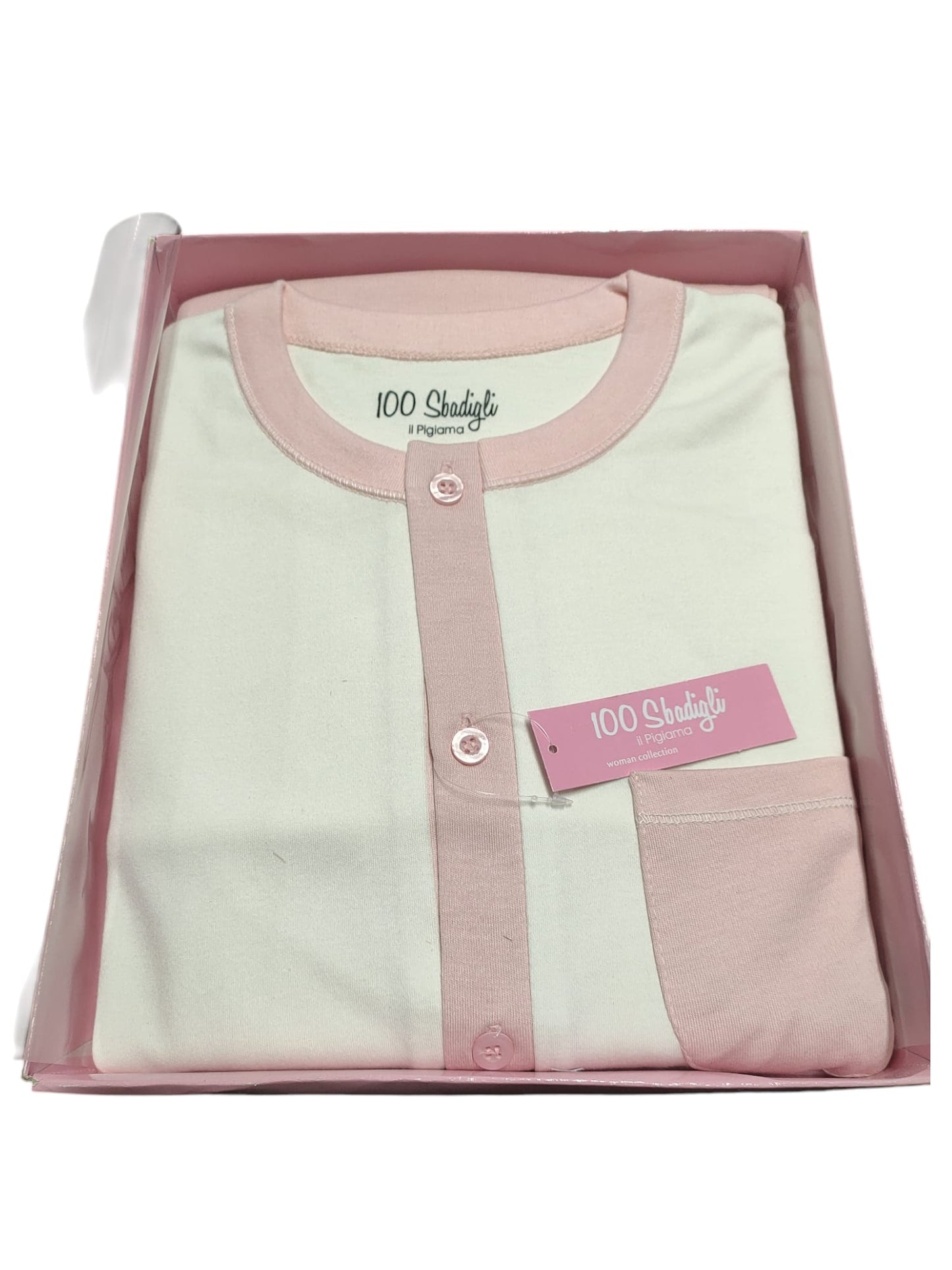 Pigiama Donna 100 Sbadigli (Normal Aperto) in Caldo Cotone