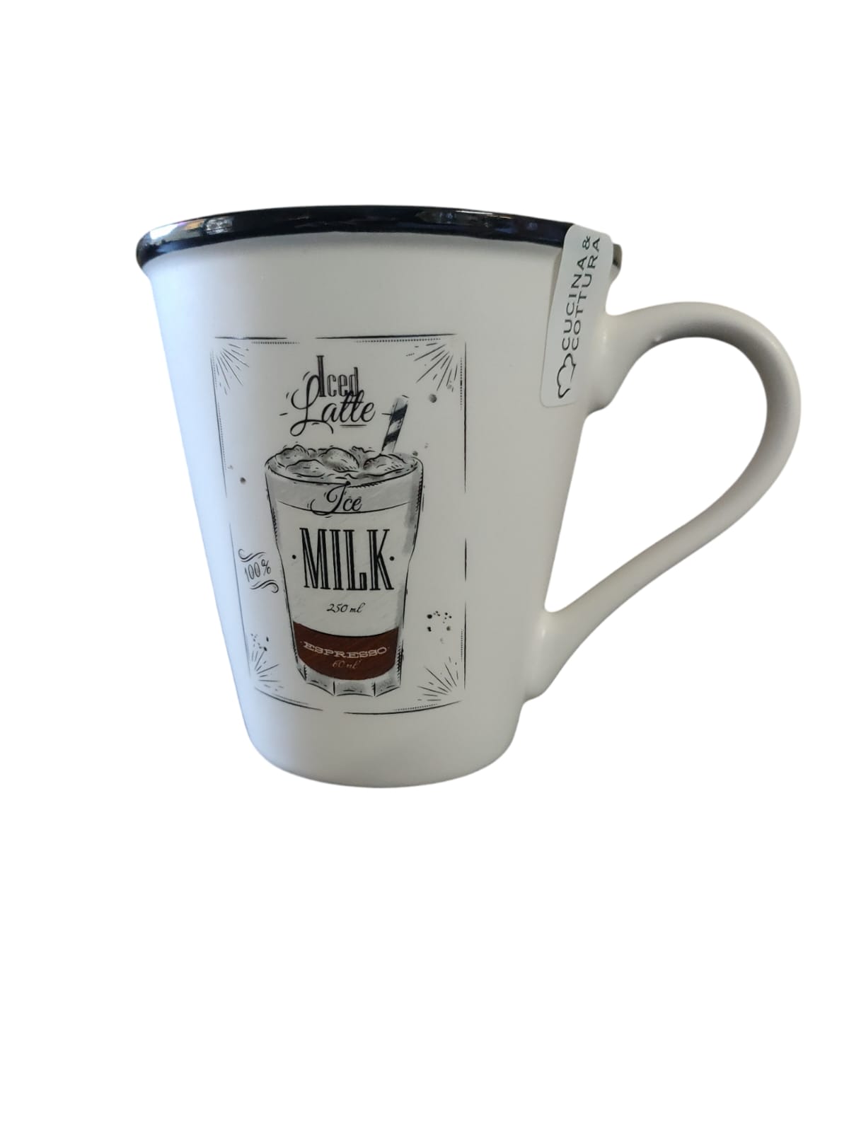 Ad trend Tazza Colazione con Manico Alto