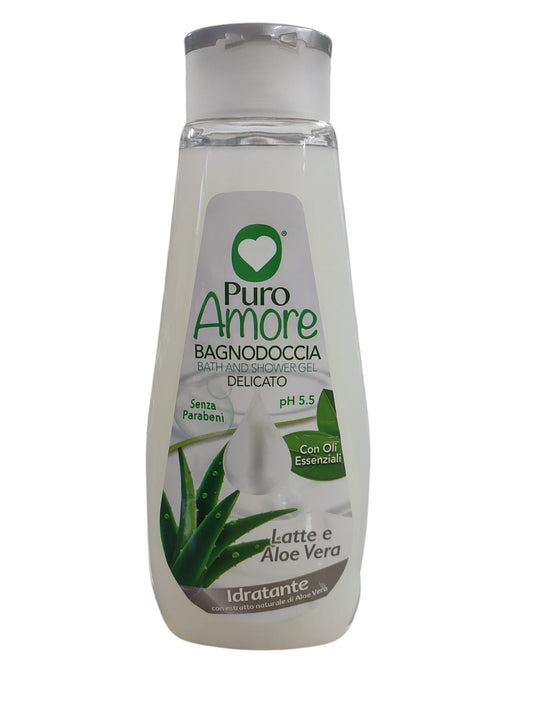 Puro Amore Bagnodoccia a Latte e Aloe Vera