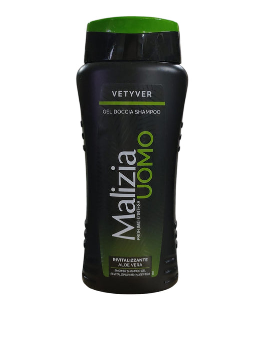 Malizia Uomo Vetyver Rivitalizzante con Aloe Vera